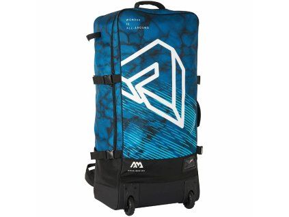 Worek AQUA MARINA Premium CZERWONA 90l na kółkach NIEBIESKA
