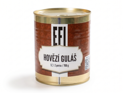 Gulasz wołowy EFI 700g 2 porcje (termin przydatności do spożycia do 24 miesięcy)