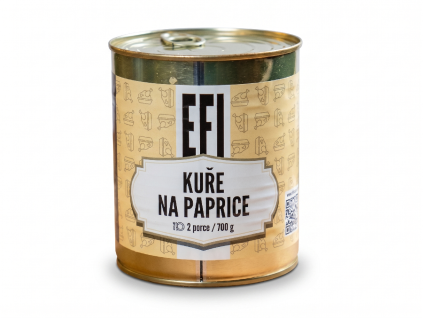 Kurczak EFI z papryką 700g 2 porcje (termin przydatności do spożycia do 24 miesięcy)