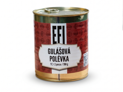 EFI Gulaschsuppe 700g 2 Portionen (Haltbarkeit bis zu 24 Monate)