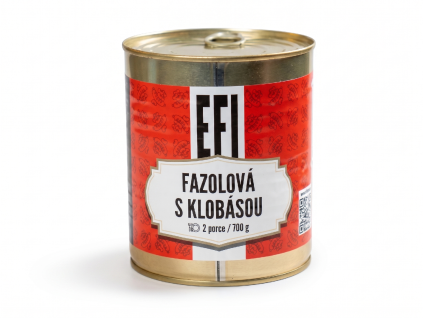 EFI Bohnensuppe mit Wurst 700 g 2 Portionen (Haltbarkeit bis zu 24 Monate)