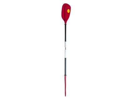 Panda K1 104/2 - dvoudílné (Barva červená, Délka pádla 190, Úhel natočení (R/L) R60)