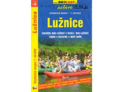Lužnice csónakázasi térkép