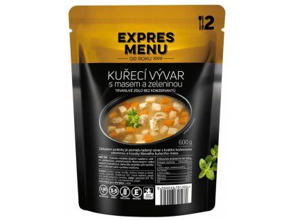 EXPRESS-MENÜ HÜHNERBRÜHE MIT GEMÜSE 2P