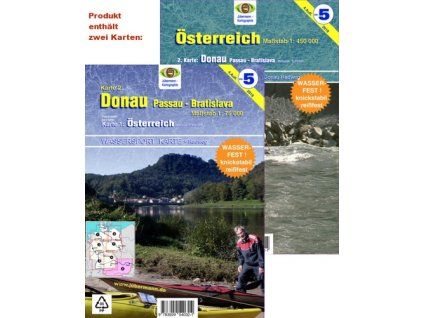 Water sports map WW5 Austria