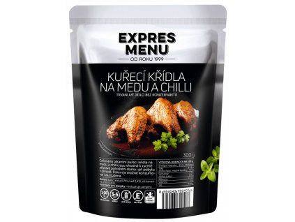 EXPRESS MENÜ Csirkeszárny mezzel és chilivel