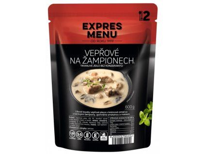 EXPRES MENU Vepčové na šampiňónoch 600 g
