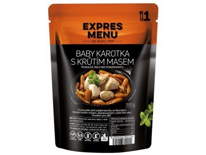 EXPRESS-MENÜ Babykarotten mit Putenfleisch 300 g