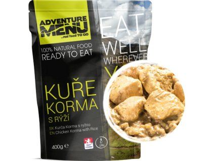 Menu przygodowe - Kurczak Korma z ryżem