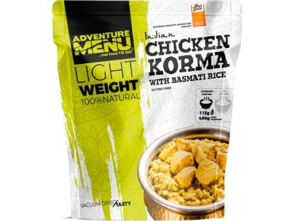 Erlebnismenü - Chicken Korma mit Basmatireis