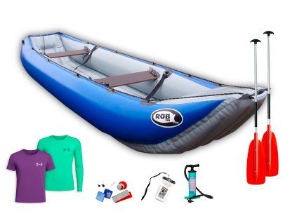 Robfin YUKON XXL (v ceně pádla, pumpa, vak, tričko...) (Barva žlutá)