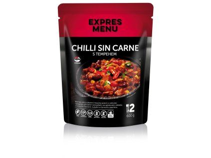 EXPRESS-MENÜ CHILLI SIN CARNE MIT TEMPEH