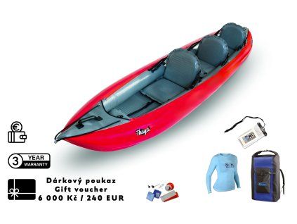 Gumotex kajak Thaya s poukazem 6 000 Kč (240 EUR)