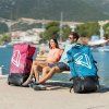 AQUA MARINA Premium RED 90l bag with wheels