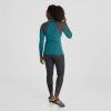 NRS Women’s HydroSkin 0.5 L/S Shirt (Velikost S, Barva Harbor/Graphite)