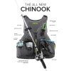 NRS Chinook Fishing PFD (Barva zelená, Velikost XL/XXL)